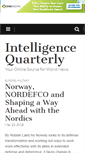 Mobile Screenshot of intelligencequarterly.com